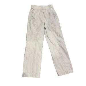 REBECCA TAYLOR LIGHT BLUE SLUB PANTS